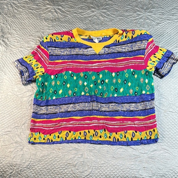 Chic Yellow and Pink Suit Jacket for a Stylish Look  Vintage 80” - Picture 1 of 8